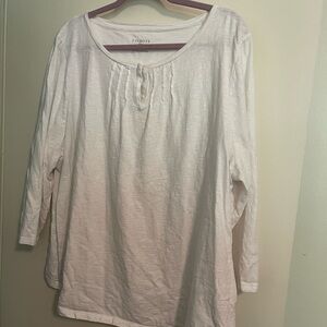 Talbots Women's White Top